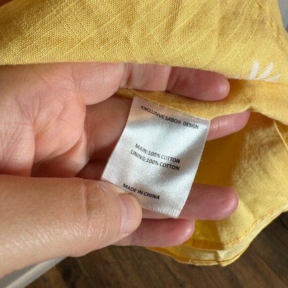 Sabo Skirt yellow floral Monroe dress - Picture 5 of 6